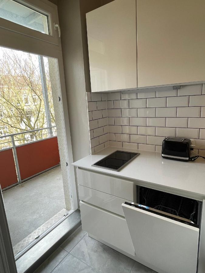 基尔Altbaucharme Deluxe Mit Balkon In Zentraler Lage公寓 外观 照片